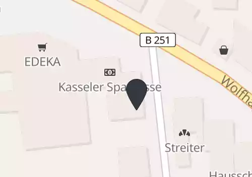 Kasseler Sparkasse Öffnungszeiten, Wolfhager Straße 393 in ...